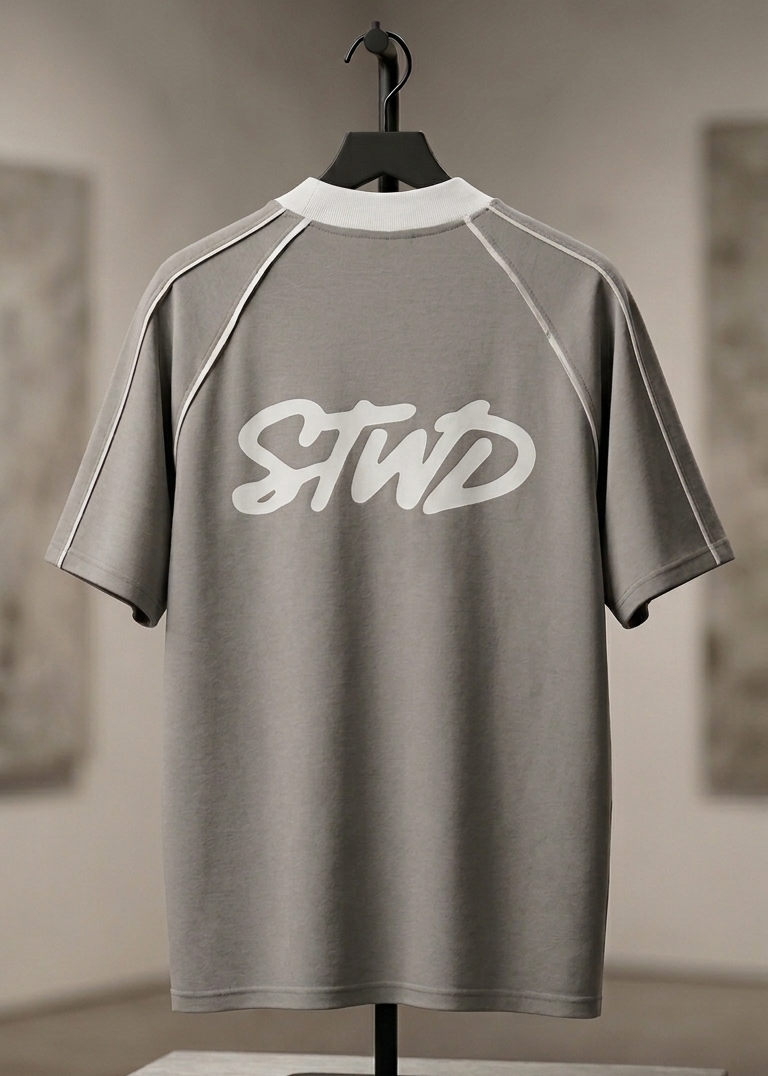 Grey Interlock STWD Tee