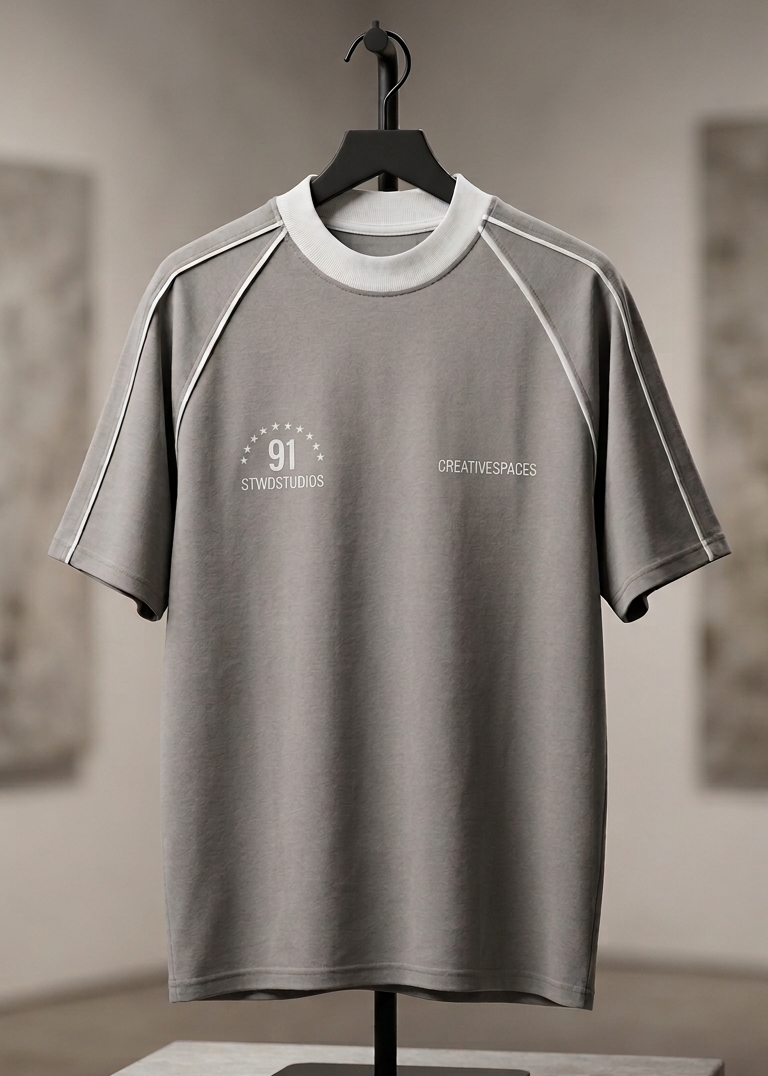 Grey Interlock STWD Tee