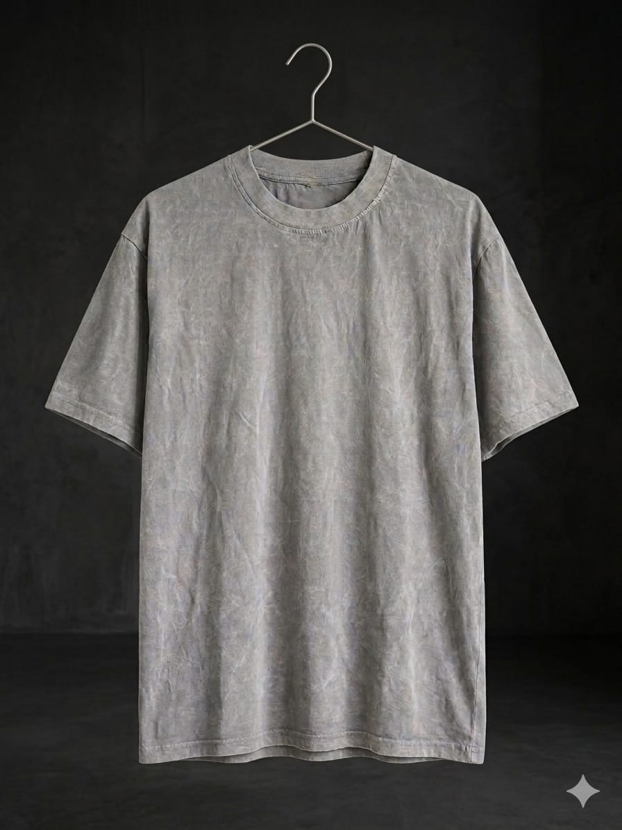 Grey Acid Wash tee