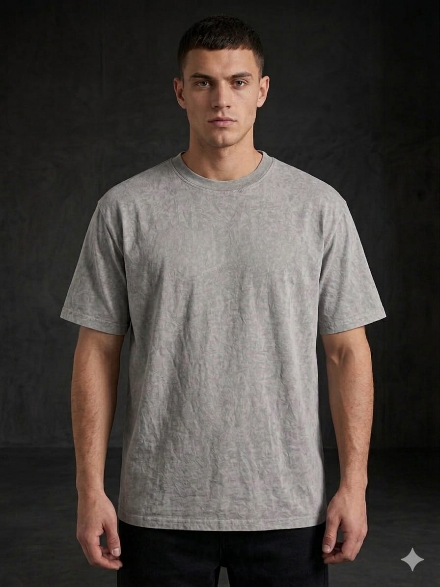Grey Acid Wash tee