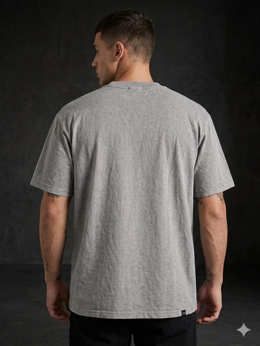 Grey Acid Wash tee